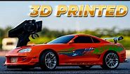 How To Make Fast and Furious Toyota Supra Rc Car - 3D Printed Remote Controlled Car