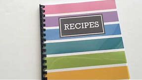 How to quickly make a DIY recipe book (plus free printable recipe pages and book cover)