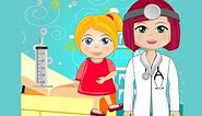Amy's Hospital | doctor nurse hospital | educational video for little kids | Baby Games