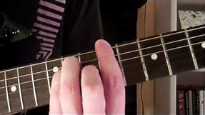 How To Play the C Sharp Chord On Guitar (C#) also D Flat (Db)