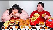 Massive McDonald's Feast With Hungry Fat Chick • MUKBANG