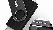 THKAILAR USB 3.1 Flash Drive–128GB USB Thumb–2-in-1 Memory C Stick with USB and Type-C Port– Compatible with Samsung Mac Pro Laptops Tablets PC–High-Speed Data Transfer(Black)