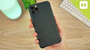 Official Apple iPhone 11 Pro Max Leather Case Review