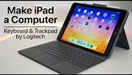 Logitech Trackpad and Keyboard for iPad - Unboxing and Review