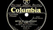 1929 Ruth Etting - Button Up Your Overcoat