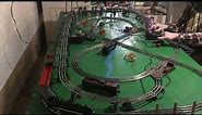 Lionel O Gauge 4x8 layout with 2 crossings, New York Central 8632 Steam Engine