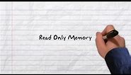 Read Only Memory ROM (GCSE Computing)