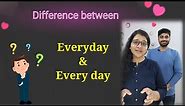 Everyday Vs Every day | Common English Speaking Mistakes | Grammar