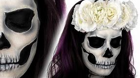 Skull Face Paint Tutorial | Halloween Makeup Tutorial | Snazaroo | Shonagh Scott | Sponsored