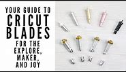 Your Guide to Cricut Blades