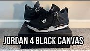 Jordan 4 Black Canvas | Review | HeyHop.Ru | Best Quality Reps