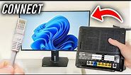 How To Connect Ethernet Cable To PC and Router - Full Guide