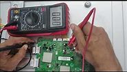 SHARP TV no power mainboard repair step by step to learn