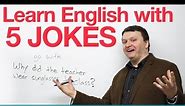 Learn English with 5 Jokes