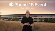 Apple iPhone 15 Event: Everything New