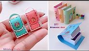 DIY Cute Miniature Crafts Idea | Easy Storage Box | Front Page Design #diy