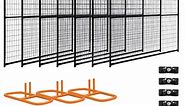Awesome! : Black 6ft x 50ft Welded Wire Fence Panel Kit