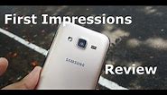 [Hindi] Samsung Galaxy J2 (Gold, 8GB) power-pack informational first Impressions review