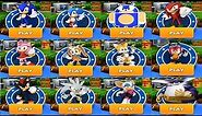 Sonic Dash - SONIC VS KNUCKLES SHADOW AMY TAILS CREAM SILVER BIG ROUGE CHARMY
