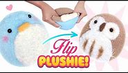 DIY VIRAL REVERSIBLE PLUSHIE!!! Owl & Penguin Sock Plush - Cute Budget Xmas Gift Ideas