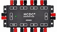 HD063 10 Position DC Power Distribution Block Module for 15/30/45A Connectors