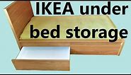 Ikea Malm underbed storage assembly