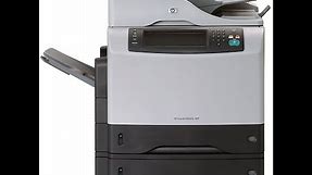 How to add the IP address to your HP Laserjet M 4345 MFP