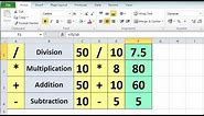 Excel 2010 Tutorial For Beginners #3 - Calculation Basics & Formulas (Microsoft Excel)