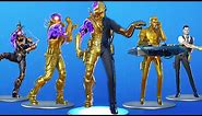 Golden CYCLO Fortnite Skin from [The Device] Event vs Shadow, Ghost, Gold Midas. Dance Battle