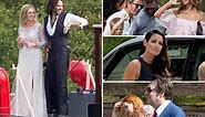 Russell Brand ties the knot with Laura Gallacher before shipping guests home