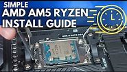 AMD AM5 Ryzen 7000 Series CPU Simple Install Guide