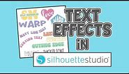 🤩How to Create Text Effects in Silhouette Studio