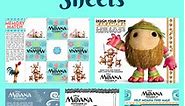 Free Printable Moana Activity Sheets and Coloring Pages - Clever Housewife