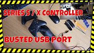 Xbox Series X Controller No Power Broken USB Port Trace Repair