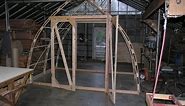 Build a 12' by 8' Gothic Arch Greenhouse for less than $200