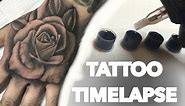 TATTOO TIME LAPSE / HAND ROSE / CHRISSY LEE