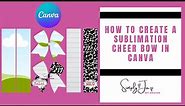 How to Create a Sublimation Cheer Bow Designed in Canva