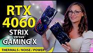 Testing "Premium" RTX 4060 Cards - ASUS ROG Strix vs MSI Gaming X