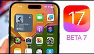 iOS 17 Beta 7 Released - What's New?