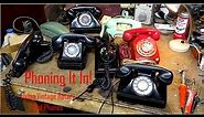 Phoning It In!: Repairing and Connecting Old Rotary Phones, a look at some of my collection