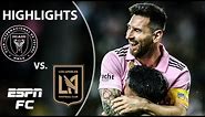 🚨 2 HUGE ASSISTS FOR MESSI 🚨 Inter Miami vs. LAFC | MLS Highlights | ESPN FC