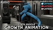 Synth Train Muscle Growth Animation (Short Version)