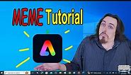 How To Make A Meme in Adobe Express!