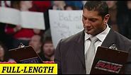 Batista decides which champion he will face off against at WrestleMania 21