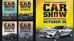 how to create fantastic car show flyer using coreldraw by ahsan sabri