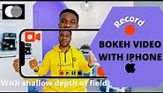 How to make BOKEH VIDEOS using your IPHONE | iPhone 11/12