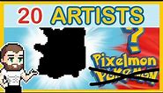 Silhouette Pixel Art Challenge SHOWCASE - 20+ Artists!