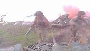 M2 Bradley Hits Land Mine