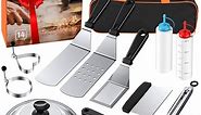 BBQ Set Grilling Tool Kit for Blackstone Griddle Accessories,14 Pieces BBQ Griddle Kit Grill Tools Set for Blackstone and Camp Chef