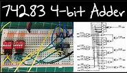 Logic Tutorial | Building the 74283 74HC283 4 BIT ADDER